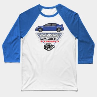 Turbo Blue Baseball T-Shirt